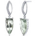 Half Marquise Cut Gemstone Earrings