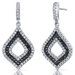 Round Cut Cubic Zirconia Classic Opulence Dangle Earrings