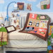1234 Jungle Friends Baby 14 Piece Crib Nursery Bedding Set
