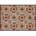 Juliana Ivory/Red Rug