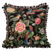 Canton Garden 100% Wool Needlepoint Pillow