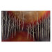 Abstract Trees Metal Wall Plaque
