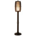 Bristol 70" Floor Lamp Walnut Shade in Bronze