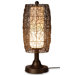 Bristol Table Lamp Walnut Shade in Bronze