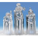 3 Piece LED Snowman Ice Cube Set