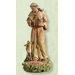 20" St. Francis Birdbath Solar Figurine