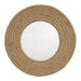 Round Jute Mirror