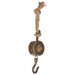 Cast Iron Pulley with Hook on Rope