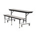 Convertible Bench Table with Sure Edge Finish