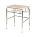 Plastic Student Desk with Bookrack