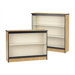 48" H Steel Frame Bookcase with Laminated Surface