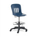 Height Adjustable Lab Stool with Steel Frame