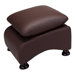 Lorenzo Leather Ottoman