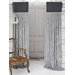 Luscious Silk Velvet Window Curtain with Jute Header