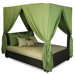 Signature Queen Canopy Bed with Cushions