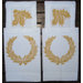 Wreath Guest Towel and Holly Cocktail Napkin Set