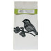 Organic Chickadee Block Print Tea Towel