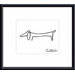 The Dog by Pablo Picasso Metal Framed Art Print