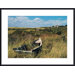 Dory in Marsh Menemsha Harbor, Martha's Vineyard Metal Framed Art Print