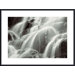 Waterfall, Yosemite Metal Framed Art Print
