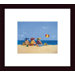Three Ladies Sunning Wood Framed Art Print