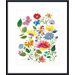 Bella The Butterfly and Garden Friends by Kim Parker Metal Framed Art Print