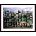 Sign Post Forest Wood Framed Art Print
