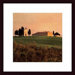 Evening Light Tuscany Wood Framed Art Print