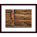 Metal, Wood and Nuts Framed Art Print