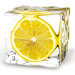 Deco Glass Iced Lemon Wall Decor