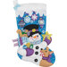 Frosty's Ornament Collection Stocking Christmas Cross Stitch