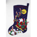 Over the Rooftops Jumbo Felt Stocking Cross Stitch