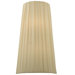Channell Tapered and Pleated 2 Light Wall Sconce