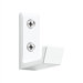 Aluminum Base Coat/Hat Hook 1.75" H