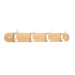 Wood Mounting Bar for 4 Coat Hooks 24" W