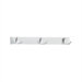 Three Hook Extruded Aluminum Coat Rack