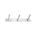 Three Hook Extruded Aluminum Coat Rack 4.5" H