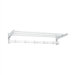 Aluminum Hat & Coat Rack with Shelf and 5 Hooks