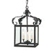 3 Light Small Scroll Foyer Pendant