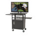 Height Adjustable Flat Panel TV Cart