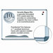 Mange-Rite Magnetic Dry Erase Board, 36 x 24, White, Silver Frame                                                            