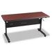 Flipper Training Table Top, 60w x 24d, Mahogany