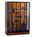 Display Case, Freestanding, 48"x18"x66", Oak