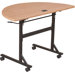 Economy Flipper Half Round Training Table