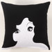 Glamour Girl Pillow in Black