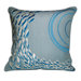 I Sea Life Embroidered Ebb-School of Fish Pillow