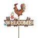 Rooster Garden Stake