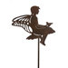 Fairy with Bird Garden Stake