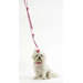 Pink Gingham One Piece Step in Harness with Petal Flower Rosettes and Pearls