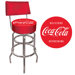 Coca Cola Vintage Pub Stool with Back